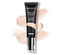 Anglicolor Matte Oil Control Concealer Foundation Flawless Soft Long Lasting Foundation Makeup,Waterproof Full Coverage Face Makeup Strong Concealer Foundation for Oily Acne Skin (#101 Porcelain)