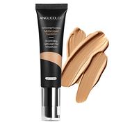 Anglicolor Matte Oil Control Concealer Foundation Flawless Soft Long Lasting Foundation Makeup,Waterproof Full Coverage Face Makeup Strong Concealer Foundation for Oily Acne Skin (#105 Sand)