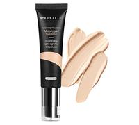 Anglicolor Matte Oil Control Concealer Foundation Flawless Soft Long Lasting Foundation Makeup,Waterproof Full Coverage Face Makeup Strong Concealer Foundation for Oily Acne Skin (#102 Nude)