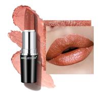 Anglicolor Pintalabios Calabaza Metallic Brillo,Barra De Labios Hidratante