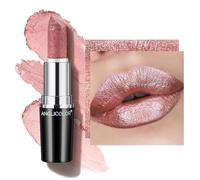 Anglicolor Pintalabios Nude Metallic Brillo,Barra De Labios Hidratante