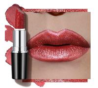 Anglicolor Pintalabios Rojo Metallic Brillo, Barra De Labios Hidratante