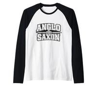 Anglosajona - Inglaterra Medieval Camiseta Manga Raglan