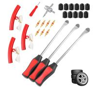 ANGNYA Neumáticos de Palanca de Neumáticos, Cuchara de Neumáticos, Desmontadores de Neumático Kits, Palancas Neumaticos Moto para Motocicleta Bicicleta Coche, Cambio de Neumático de Eliminación