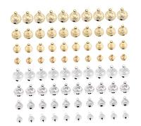 Angoily 1 Juego Cascabeles De Mascotas Diy Para Fabricación De Joyas Y Plata 80 Piezas