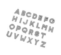 Angoily 1 Juego Charms De Letras Del Alfabeto De Aleación Con Rhinestones Accesorios Diy Para Pulseras Y Joyería Personalizada A Z 52 Piezas