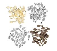 Angoily 1 Juego Colgantes De Diseño De Pala Para Fabricación De Joyas De Accesorios Diy Acabados Antique Antique Bright Y Perfectos Para Collares Y Manualidades 100 Piezas