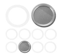 Angoily 1 Juego de juntas para cafetera exprés: Junta de repuesto para molinillo de café de 450 ml, arandela de repuesto para taza de viaje - Sello de silicona para taza de cafetera exprés