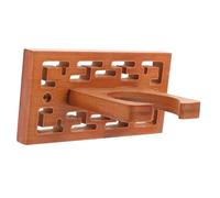 Angoily 1 Juego Estantes De Flauta Cucurbit Expositor De Flauta Colgador De Pared De Flauta Soporte De Flauta De Cucurbitáceas Titular De La Guitarra Madera Viajar Seda De Calabaza Gancho