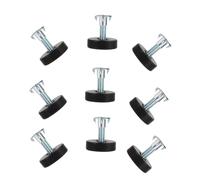 Angoily 1 Juego Estera De Muebles Patas Regulables para Muebles Patas para Muebles Regulables Girar Arrasamiento Pie Almohadillas para Nivelar Muebles Patas De Muebles Ajustables 12 Piezas