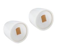 Angoily 1 Par Cubiertas De Tornillo De Inodoro Cubierta De Tornillo De Baño Tapas De Pernos De Inodoro De Plástico Tapón Decorativo De Rosca Gorra Abdominales Separar