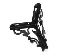 Angoily 1 Pc Patas para Sofa Patas Mueble Accesorio De Cojinete De Muebles Decorativos Taburete Mesa con Pies Patas De Apoyo del Sofá Pata De Mueble Revestimiento De Hierro Black