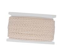 Angoily 1 Rollo Cinta de Encaje de Algodón para Manualidades y Costura Yardas de para Cortinas Ropa y Decoración Diy