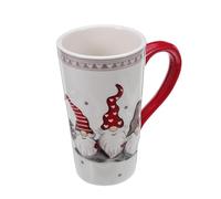 Angoily 1 taza de leche de Navidad, tazas de espresso de cerámica de Navidad, taza de cerveza, taza de cereales de cerámica, taza de café y platillo, tazas de de agua, vajilla para el hogar