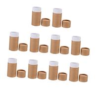 Angoily 10 Cajas De Embalaje Para Botellas De Aceite Esencial Tubos De Cartón Para Manualidades Cajas Redondas De Papel Botes Tazas Vasos Tubos De Papel Para Montaje Facial