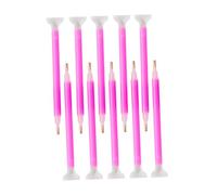 Angoily 10 Piezas Bolígrafos de Pintura de Cuentas con Doble Punta Herramientas DIY para Bordado con Ventosas para Diamantes Cuadrados y Redondos Lienzos Cross Stitch