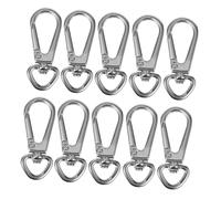 Angoily 10 Piezas Gancho Clasp Multifuncional para Llaveros Diy Accesorios para Bolsos Resistente la Corrosión y de Usar para Collares de Perro y Manualidades