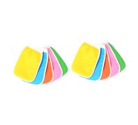 Angoily 10 Piezas guantes rectangulares guantes de limpieza de la piel guantes para fregar guante de baño bolas de baño cuerpo guantes de baño frotar guantes tómate un baño Corea del Sur