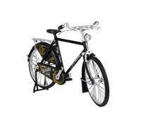 Angoily 10 Retro Miniatura Realista Negra para Decoración del Hogar y Oficina Juguete de Modelado Ciclismo Resistente y Coleccionable