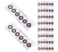 Angoily 10 Unidades de Tarjeta Indicadora de Humedad Smd de 6 Puntos Pequeño Medidor de Humedad Hogar Indicador Visual de Color Azul a Rosa Reutilizable para Control Ambiental