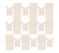 Angoily 10 Unidades Organizador de Escritorio de Madera Beige Soporte Resistente para Tableta y Teléfono, Adecuado para Ver Videos y Leer Cómodamente