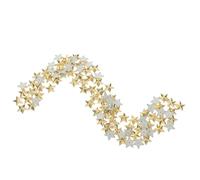 Angoily 100 Cuentas Acrílicas de Estrella de 5 Puntas Doradas Parte Trasera Plana para Manualidades, Decoración, Joyería y Bricolaje, Pequeñas Estrellas Espaciadoras para Adornos, 100