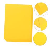 Angoily 100 Hojas Papeles de Manualidades para papiroflexia Origami Paper artesanía Papel para Imprimir Colores clasificado Pastel Materiales de Origami Papel para Escribir Golden