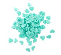 Angoily 100 Piezas de Respaldos de Pasador de Goma Forma de Corazón Cierre Seguro para Broches y Alfileres Color Verde Menta Accesorios para Manualidades y Fabricación de Joyas