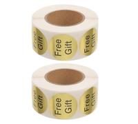 Angoily 1000 etiquetas adhesivas redondas de regalo para embalaje - Rollo de etiquetas autoadhesivas para agradecer a tus clientes en tiendas y negocios