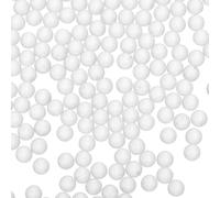 Angoily 1000 Piezas Esferas de Vidrio Transparente Sólidas para Laboratorio Alta Dureza y Superficie Lisa, Bolas Pequeñas Ideales para Experimentos Científicos y Decoración