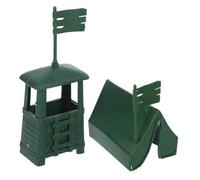 Angoily 10juego Juguetes De Torre De Centinela Kit De Maqueta De Paisaje Realistas Escenario De Simulación De Decoraciones para Maquetas De Bricolaje