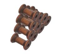 Angoily 10piezas Bobina Retro De Madera Carretes De Hilo Vintage Para Manualidades Proyectos De Costura y Bordado Carretes De Madera Naturales
