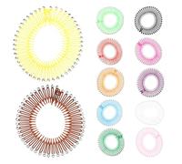 Angoily 12 Peines Elásticos Cabeza de Propileno, Antideslizantes y Flexibles, Ideales para Lavar la Cara o Ducharse, Paquete de 12 Unidades Color Aleatorio