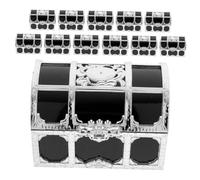 Angoily 12 Piezas Mini Cofre Del Tesoro Pirata De Plástico Caja Pequeña De Joyería Vintage Para Cajas De Recuerdos Suministros Para Fiestas De Cofre Para Decoración