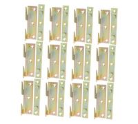 Angoily 12 piezas Soportes Metálicos para Marco de Cama Herrajes Reforzados para Rieles Ganchos Vintage para Muebles Accesorios Resistentes para Montaje Fácil Hogares