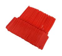 Angoily 120 unids Reutilizables Escribibles Bridas Con Gran Campo de Etiquetado Impermeable Plástico Marcadores De Cuerda Para Gestión De Cables Etiquetas Autoblocantes Para Organisie