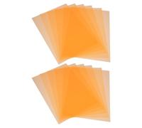 Angoily 12piezas Filtro Que Cambia de Color Transparentes Láminas de Gel para Lámparas LED Geles de Iluminación para Fotografía Película Difusora de Luz de Colores para Salas de Clase