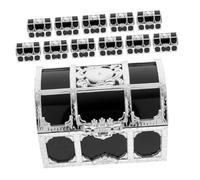 Angoily 12piezas Mini Cofre Vintage de Plástico Caja de Joyería para Regalos de Fiesta de Halloween y Navidad para Actividades de Roles y Guardado de Objetos Especiales