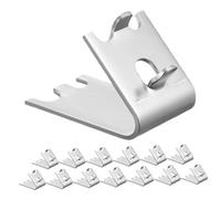 Angoily 14 Piezas Soporte Inoxidable para Refrigerador Clips de Fijación Removibles para Congeladores Comerciales Durabilidad y Ajustabilidad