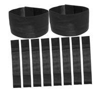 Angoily 15 piezas Brazaletes de Elásticos Negros Bandas de Brazo para de Fútbol Duraderas y Ajustables de Respeto y Conmemoración para Hombres y Jóvenes