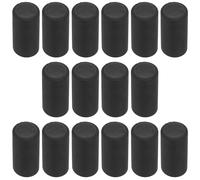 Angoily 150 Cápsulas Termorretráctiles de PVC Negras Mate 30 Mm X 60 Mm para Botellas de Vino, Selladores Envoltura Retráctil Desgarro, Accesorios para Embotellado y Conservación