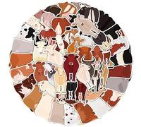 Angoily 150 Piezas Etiqueta De Vaca Botella De Agua De Fresa Calcomanías De Computadora Diario DIY Pegatina Nevera Etiqueta Jarra para Nevera Scrapbooking Decoración Calcomanías Equipaje