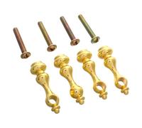 Angoily 16 Piezas Conectores Metálicos para Barandillas de Vidrio de Doradas Accesorios de Muebles para Galerías Instalación Sencilla y Diseño Moderno