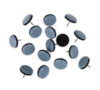 Angoily 16piezas Deslizadores De Muebles Clavos Almohadillas para Proteger Suelos Alfombra Redondos De Fáciles De Instalar Reduce Ruido y Raspaduras