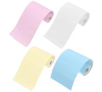 Angoily 18 Papel Térmico para Impresoras Mini y Instantáneas de Incluye Térmico No Adhesivo y Adhesivos Compatible con Cámaras Infantiles para Fotos Notas y Etiquetas