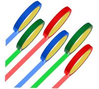 Angoily 18 piezas Cinta Adhesiva para Sellar Bolsas Colores Rojo Azul Verde para Máquina Selladora Bolsas Alimentos Carne Dulces Embalaje Resistente y Flexible