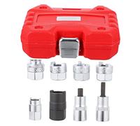 Angoily 1juego Kit De Herramientas Para Desmontar Amortiguadores De Coche De Socket De Tuerca De Strut Con Llave Allen Herramienta De Mantenimiento Automotriz Práctica