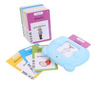 Angoily 1juego Tarjetas Flash Parlantes para Máquina De Lectura Inglés y Español Tarjetas Interactivas para Aprendizaje Juguete Educativo para Preescolar