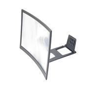Angoily 1pieza Amplificador De Pantalla De Teléfono Curvada Aumentador para Smartphones Resistente La Fatiga Visual Diseño Ergonómico y Duradero para Ver Películas y Videos Casa
