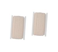 Angoily 2 Cinta de Encaje de Algodón para Manualidades Diy Yardas de Adorno para Cortinas Ropa y Decoración